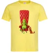 Мужская футболка Грінч в кріслі та песик Лимонный фото