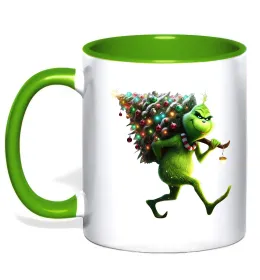 Чашка з кольоровою ручкою