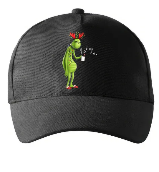 Кепка Грінч втомлений Чорний фото