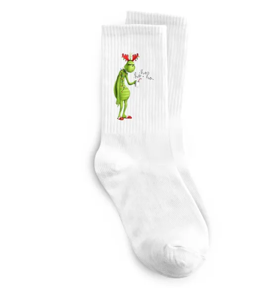 Носки Грінч втомлений Белый фото