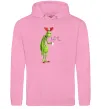 Мужская толстовка (худи) Грінч втомлений Розовый фото