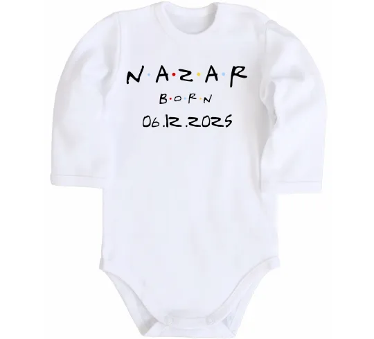 Детский боди Новонародженим friends style Белый фото