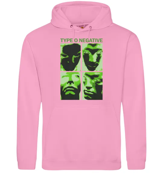 Женская толстовка (худи) Type O Negative Розовый фото