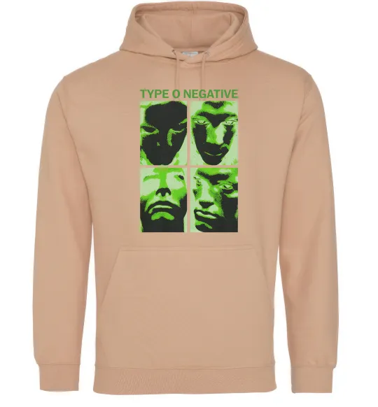 Женская толстовка (худи) Type O Negative Песочный фото