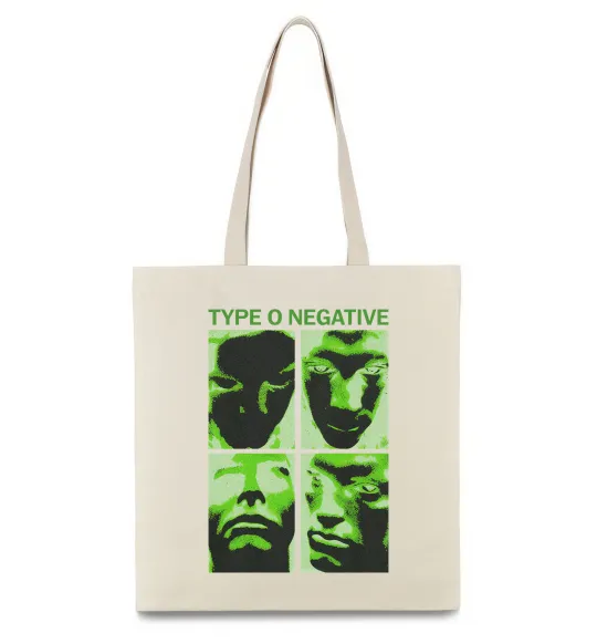 Еко-сумка Type O Negative Бежевий фото