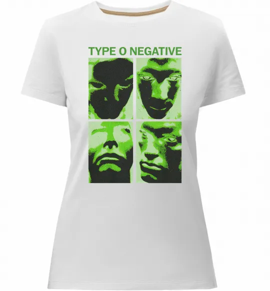 Женская премиум футболка Type O Negative Белый фото