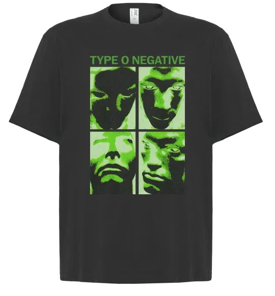 Футболка Оверсайз Type O Negative Черный фото
