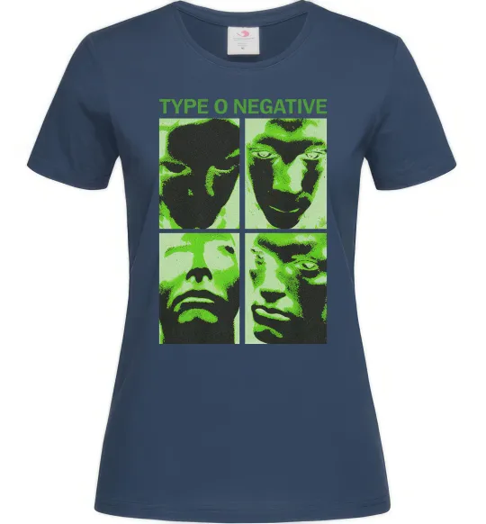 Женская футболка Type O Negative Темно-синий фото