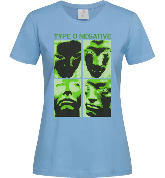 Женская футболка Type O Negative Голубой фото