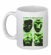 Чашка керамічна Type O Negative Білий фото