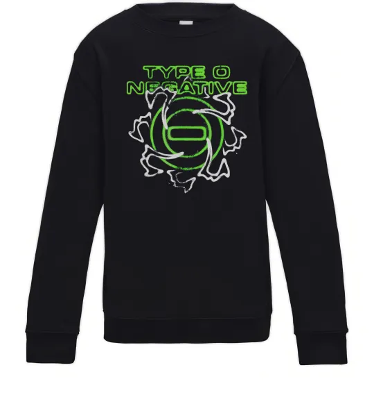 Детский Свитшот Type O Negative logo Черный фото