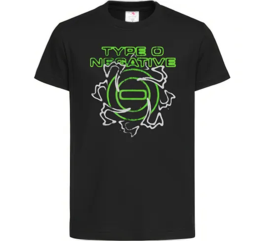 Детская футболка Type O Negative logo Черный фото