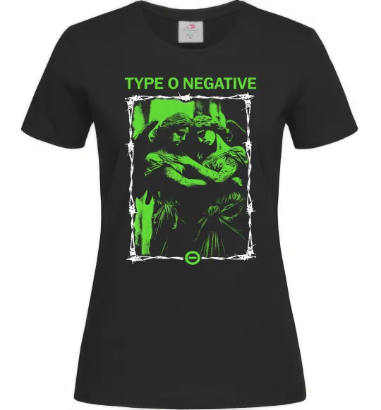 Женская футболка Type o negative angels Черный фото