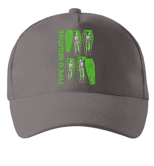 Кепка Type O Negative sceleton Серый фото