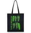 Еко-сумка Type O Negative sceleton Чорний фото