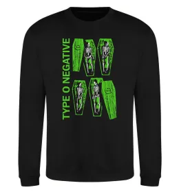 Свитшот Type O Negative sceleton Черный фото