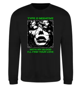 Свитшот Type O Negative with my blood Черный фото