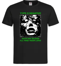 Мужская футболка Type O Negative with my blood Черный фото