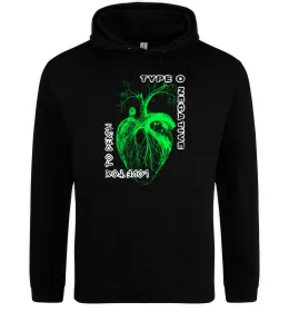 Женская толстовка (худи) Type O Negative heart Черный фото