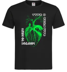 Мужская футболка Type O Negative heart Черный фото