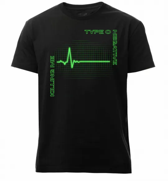 Мужская премиум футболка Type O Negative killing me Черный фото