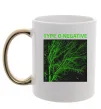 Чашка з кольоровою ручкою Type O Negative tree Золото Чашка з кольоровою ручкою Type O Negative tree Золото фото