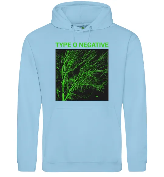 Мужская толстовка (худи) Type O Negative tree Голубой фото