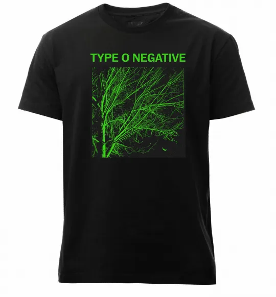 Мужская премиум футболка Type O Negative tree Черный фото