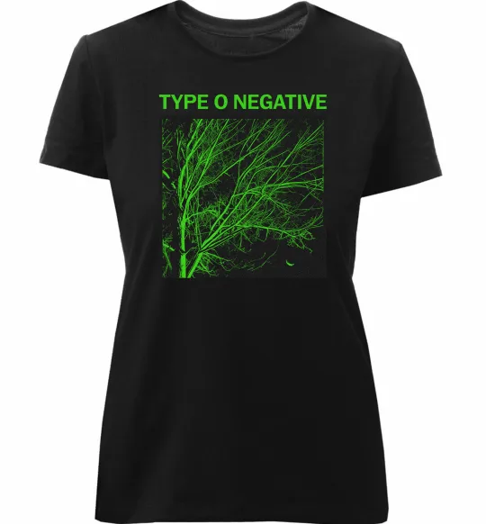 Женская премиум футболка Type O Negative tree Черный фото