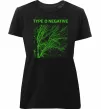 Женская премиум футболка Type O Negative tree Черный фото