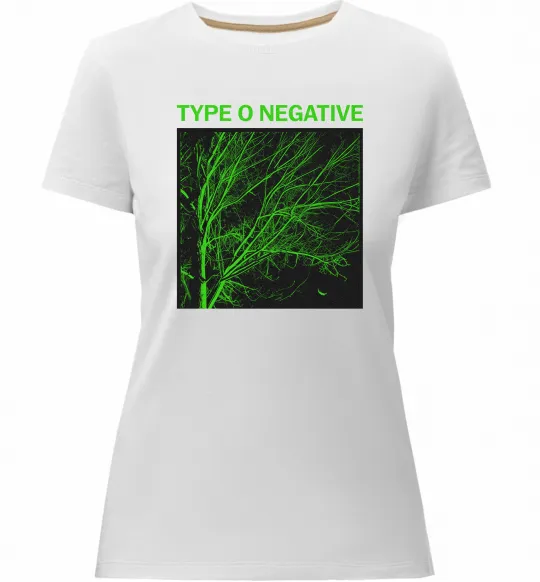 Женская премиум футболка Type O Negative tree Белый фото