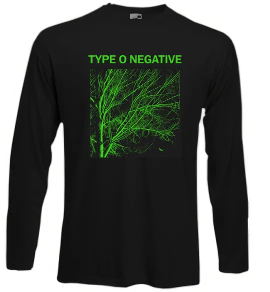 Лонгслів Type O Negative tree Чорний фото