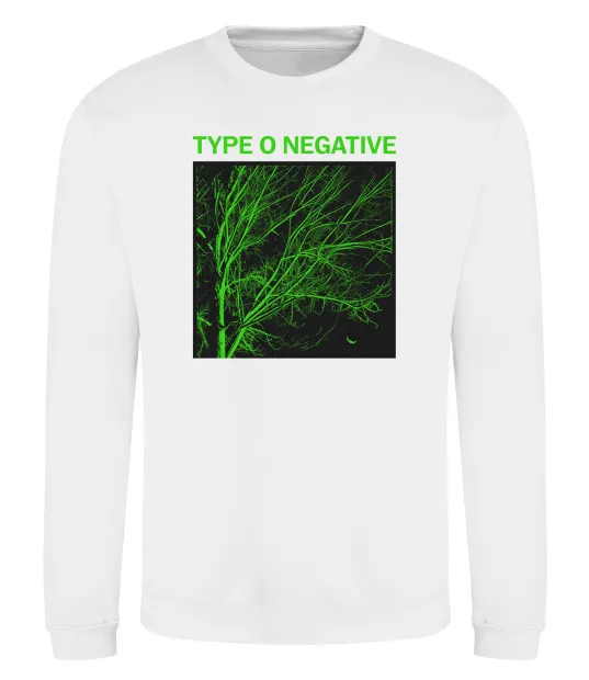 Світшот Type O Negative tree Білий фото