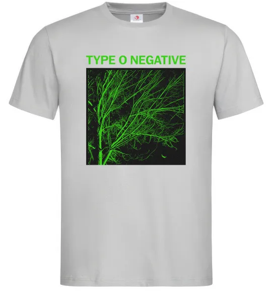 Чоловіча футболка Type O Negative tree Сірий фото