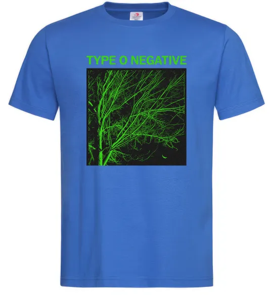 Чоловіча футболка Type O Negative tree Яскраво-синій фото