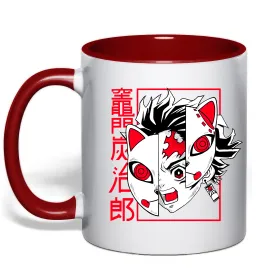 Чашка с цветной ручкой