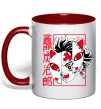 Чашка с цветной ручкой Demon Slayer Танджиро Красный Чашка с цветной ручкой Demon Slayer Танджиро Красный фото