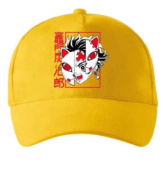 Кепка Demon Slayer Танджиро Солнечно желтый фото