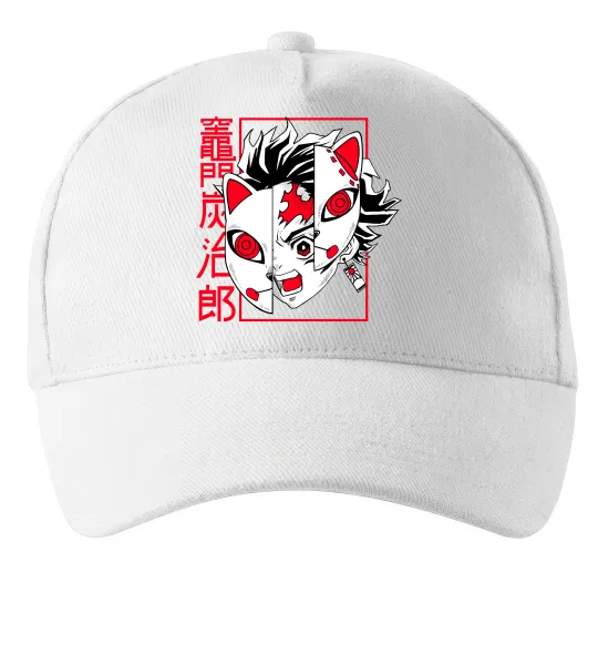 Кепка Demon Slayer Танджиро Белый фото