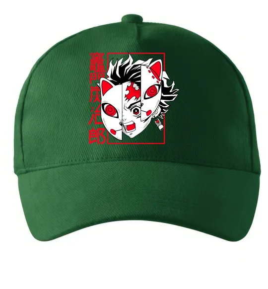 Кепка Demon Slayer Танджиро Темно-зеленый фото