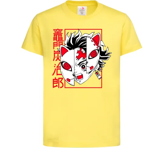 Детская футболка Demon Slayer Танджиро Лимонный фото