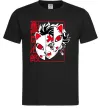 Мужская футболка Demon Slayer Танджиро Черный фото