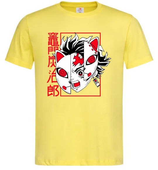 Мужская футболка Demon Slayer Танджиро Лимонный фото