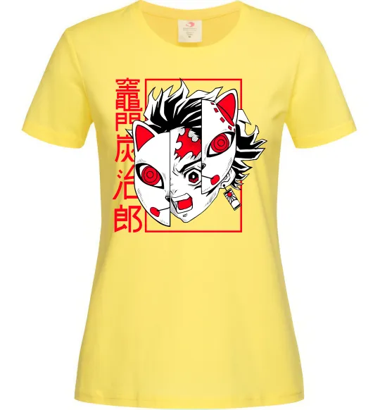 Женская футболка Demon Slayer Танджиро Лимонный фото