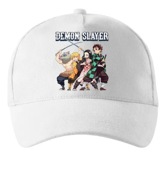 Кепка Demon Slayer Белый фото