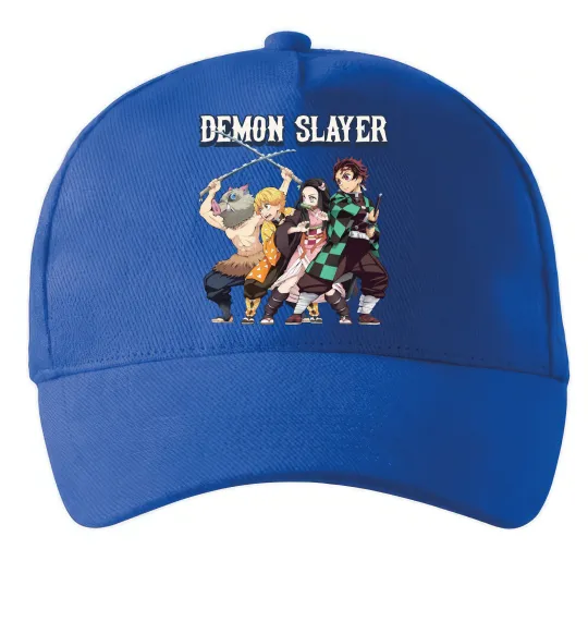 Кепка Demon Slayer Ярко-синий фото