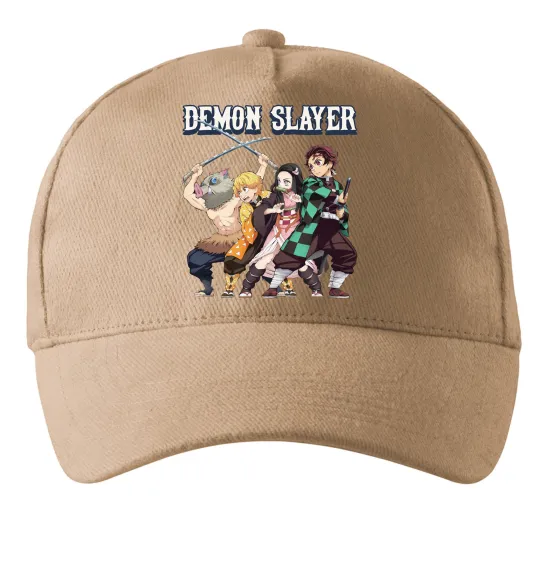 Кепка Demon Slayer Песочный фото