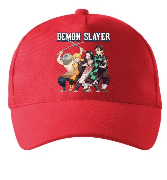 Кепка Demon Slayer Красный фото