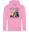 Чоловіча толстовка (худі) Demon Slayer Рожевий фото