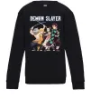 Детский Свитшот Demon Slayer Черный фото